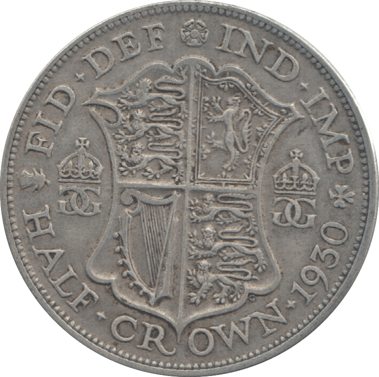1930 HALFCROWN ( VF ) 8 - Halfcrown - Cambridgeshire Coins