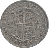 1930 HALFCROWN ( VF ) 8 - Halfcrown - Cambridgeshire Coins