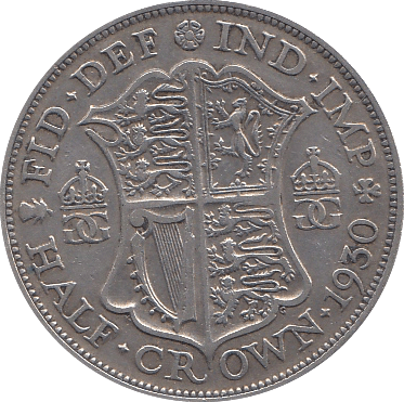 1930 HALFCROWN ( VF ) B - Halfcrown - Cambridgeshire Coins