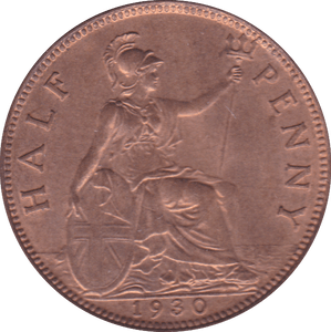 1930 HALFPENNY ( BU ) B - Halfpenny - Cambridgeshire Coins