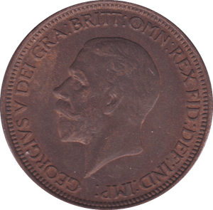 1930 HALFPENNY ( UNC ) C - Halfpenny - Cambridgeshire Coins