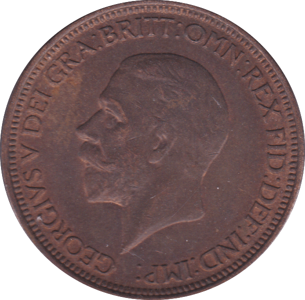 1930 HALFPENNY ( UNC ) C - Halfpenny - Cambridgeshire Coins