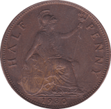 1930 HALFPENNY ( UNC ) C - Halfpenny - Cambridgeshire Coins