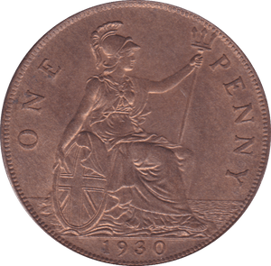 1930 PENNY ( BU ) B - Penny - Cambridgeshire Coins