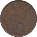 1930 PENNY ( EF ) 2 - Penny - Cambridgeshire Coins