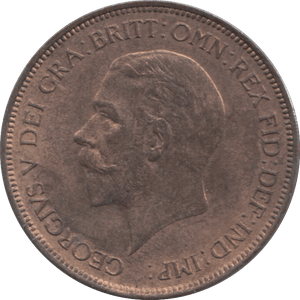 1930 PENNY ( UNC ) 2 - Penny - Cambridgeshire Coins