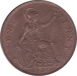 1930 PENNY ( UNC ) A - Penny - Cambridgeshire Coins