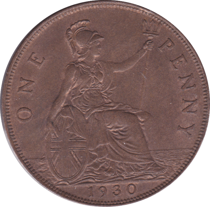 1930 PENNY ( UNC ) A - Penny - Cambridgeshire Coins