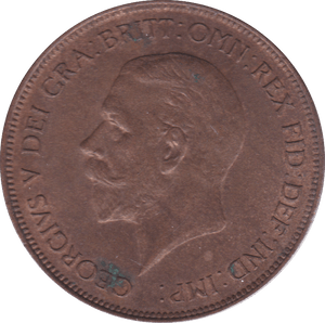 1930 PENNY ( UNC ) A - Penny - Cambridgeshire Coins