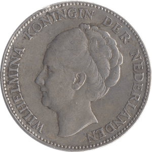 1930 SILVER 1 GUILDER NETHERLANDS - SILVER WORLD COINS - Cambridgeshire Coins