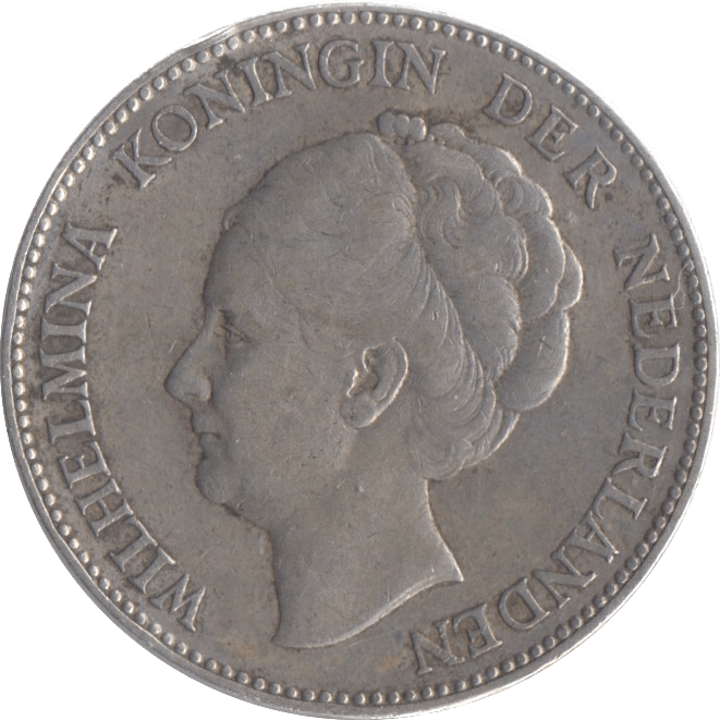 1930 SILVER 1 GUILDER NETHERLANDS - SILVER WORLD COINS - Cambridgeshire Coins