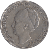 1930 SILVER 1 GUILDER NETHERLANDS - SILVER WORLD COINS - Cambridgeshire Coins