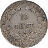 1930 SILVER 10 CENT INDO-CHINA FRANCE - WORLD SILVER COINS - Cambridgeshire Coins