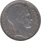 1930 SILVER 10 FRANCS FRANCE - SILVER WORLD COINS - Cambridgeshire Coins