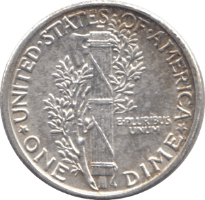 1930 SILVER ONE DIME USA - SILVER WORLD COINS - Cambridgeshire Coins