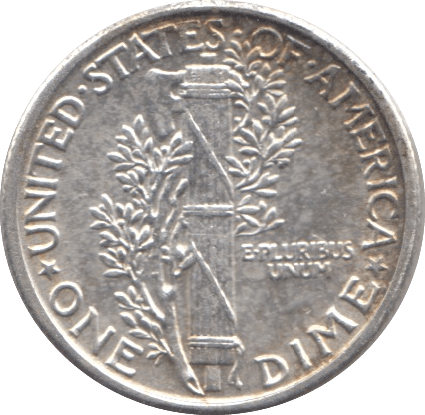 1930 SILVER ONE DIME USA - SILVER WORLD COINS - Cambridgeshire Coins