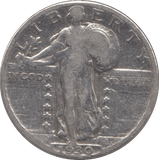 1930 SILVER QUARTER DOLLAR USA - SILVER WORLD COINS - Cambridgeshire Coins
