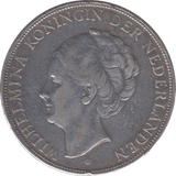 1930 SILVER TWO AND A HALF GUILDER NETHERLANDS - WORLD SILVER COINS - Cambridgeshire Coins
