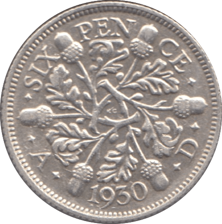 1930 SIXPENCE ( EF ) - Sixpence - Cambridgeshire Coins