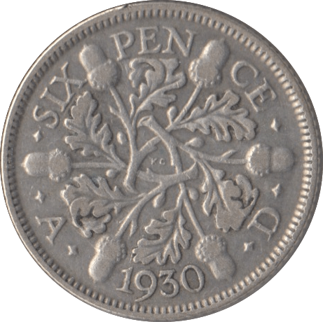 1930 SIXPENCE ( FINE ) - Sixpence - Cambridgeshire Coins