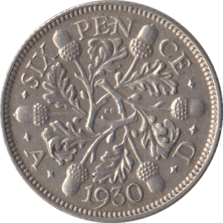 1930 SIXPENCE ( GVF ) - Sixpence - Cambridgeshire Coins