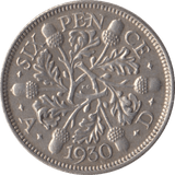 1930 SIXPENCE ( GVF ) - Sixpence - Cambridgeshire Coins