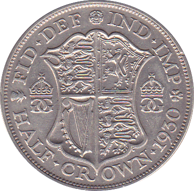 1930 HALFCROWN ( GVF )