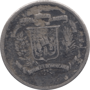 1931 10 CENTAVOS DOMINICAN REPUBLIC - WORLD COINS - Cambridgeshire Coins