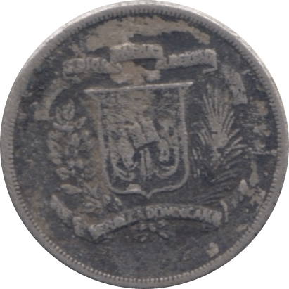 1931 10 CENTAVOS DOMINICAN REPUBLIC - WORLD COINS - Cambridgeshire Coins