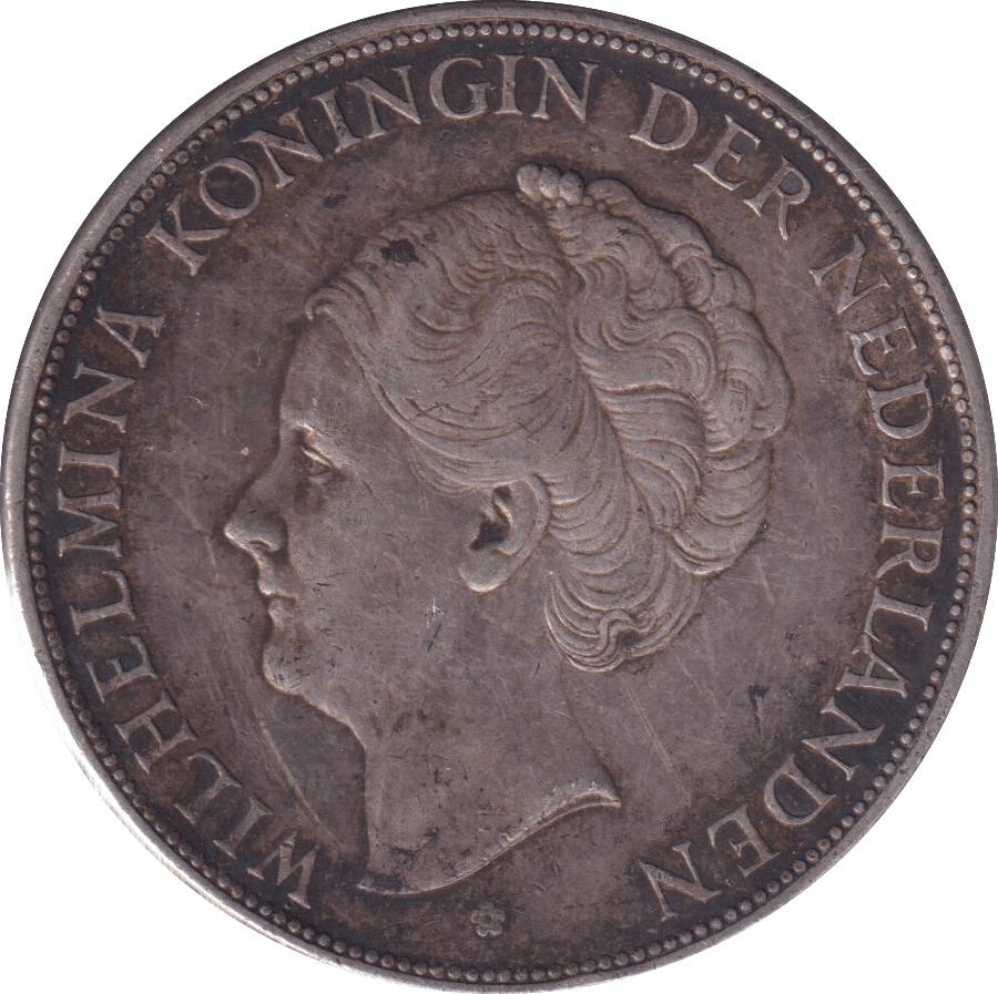 1931 2 1/2 GOLDEN NEDERLANDS - WORLD COINS - Cambridgeshire Coins