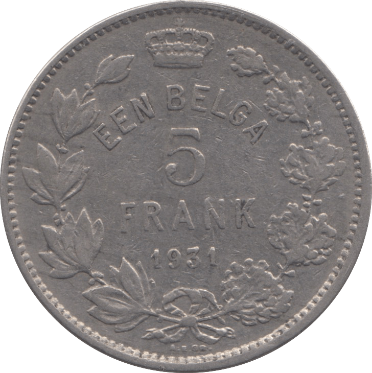 1931 5 FRANCS FRANCE - WORLD COINS - Cambridgeshire Coins