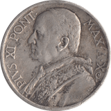 1931 5 LIRA VATICAN CITY - WORLD COINS - Cambridgeshire Coins