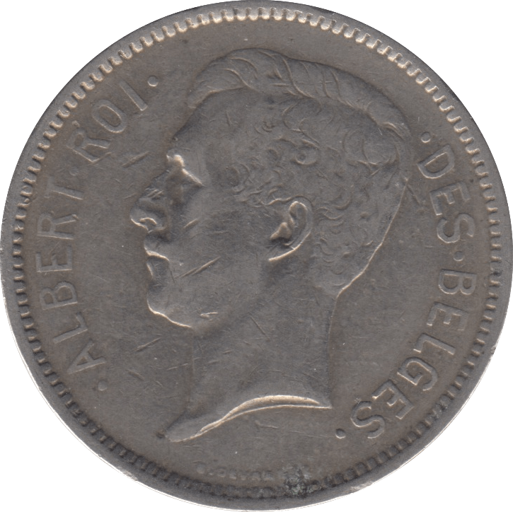 1931 BELGIUM 5 CENTIMES - SILVER WORLD COINS - Cambridgeshire Coins