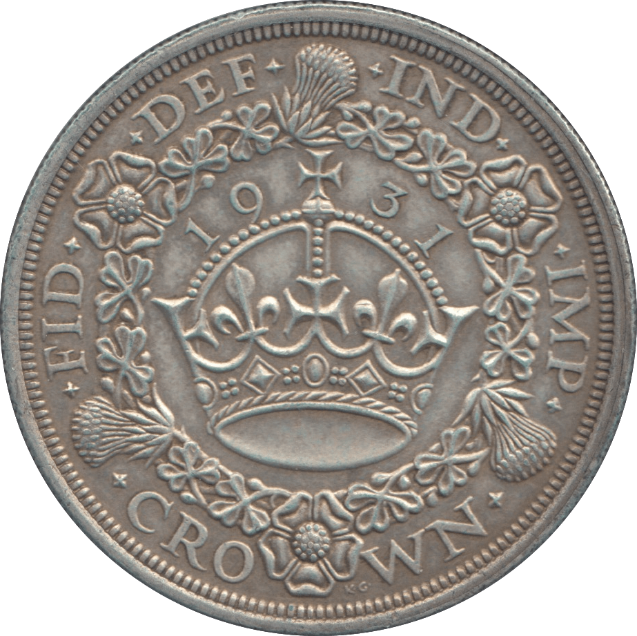 1931 CROWN ( EF ) - Halfcrown - Cambridgeshire Coins