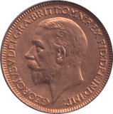 1931 FARTHING ( BU ) - Farthing - Cambridgeshire Coins