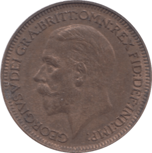 1931 FARTHING ( UNC ) 3 - Farthing - Cambridgeshire Coins