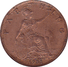 1931 FARTHING ( UNC ) - Farthing - Cambridgeshire Coins