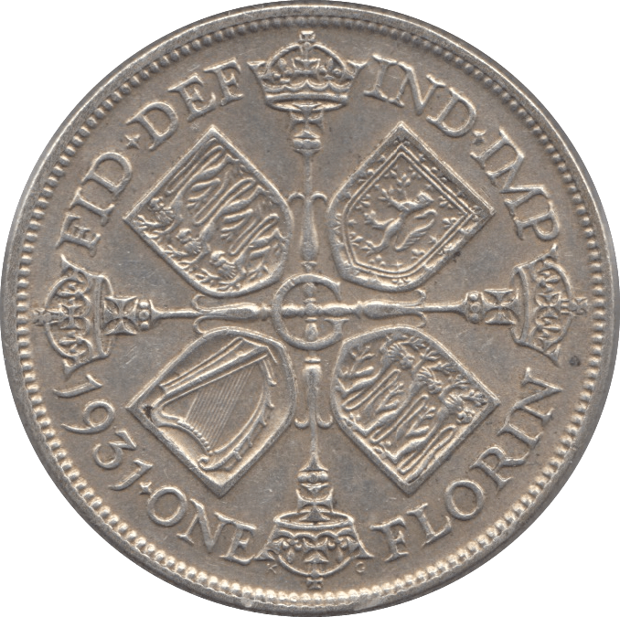 1931 FLORIN ( GVF ) - Florin - Cambridgeshire Coins