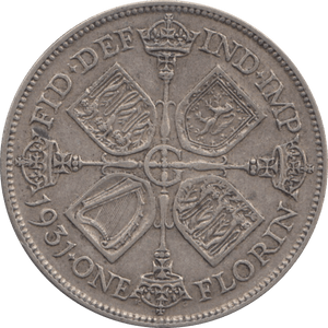 1931 FLORIN ( VF ) 5 - Florin - Cambridgeshire Coins
