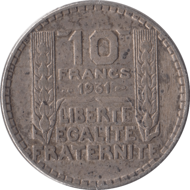 1931 FRANCE 10 CENTIMES - WORLD COINS - Cambridgeshire Coins