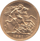 1931 GOLD SOVEREIGN ( AUNC ) PRETORIA MINT - Sovereign - Cambridgeshire Coins