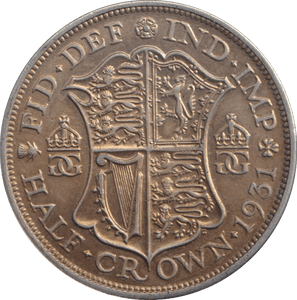 1931 HALFCROWN ( AUNC ) - Halfcrown - Cambridgeshire Coins