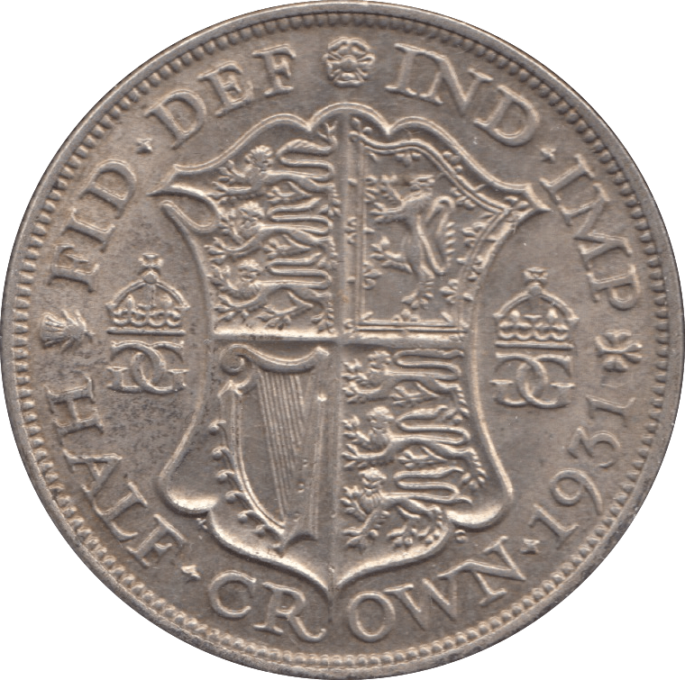 1931 HALFCROWN ( EF ) 7 - Halfcrown - Cambridgeshire Coins