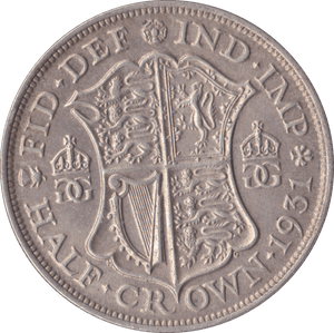 1931 HALFCROWN ( EF ) A - Halfcrown - Cambridgeshire Coins
