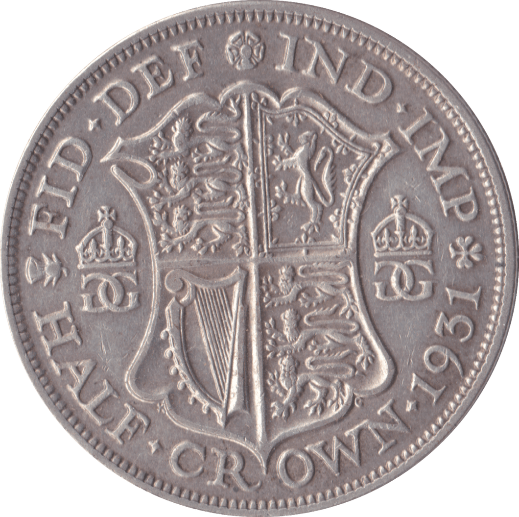1931 HALFCROWN ( GVF ) - Halfcrown - Cambridgeshire Coins