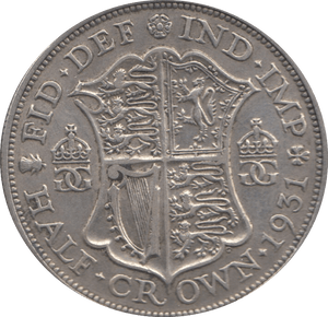 1931 HALFCROWN ( VF ) 3 - Halfcrown - Cambridgeshire Coins