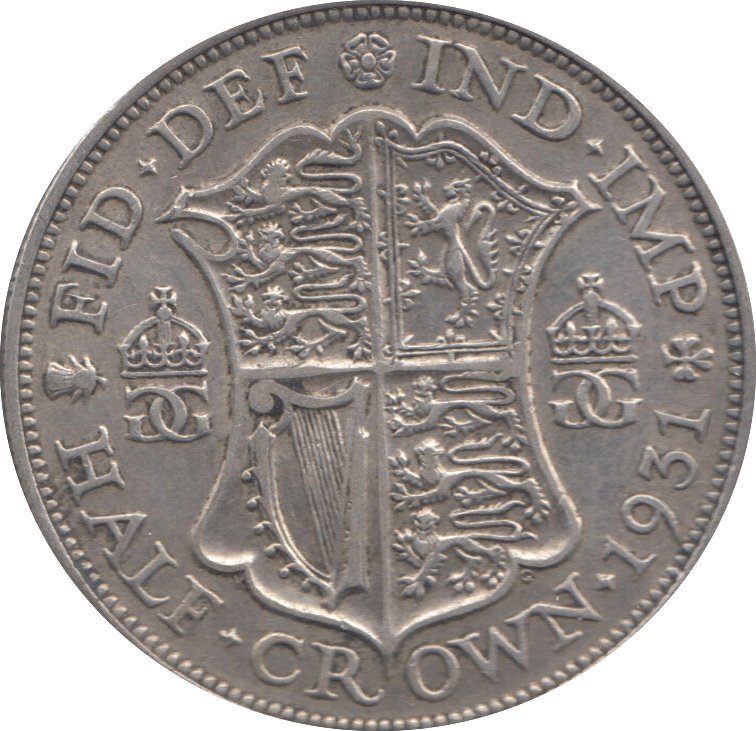 1931 HALFCROWN ( VF ) 3 - Halfcrown - Cambridgeshire Coins