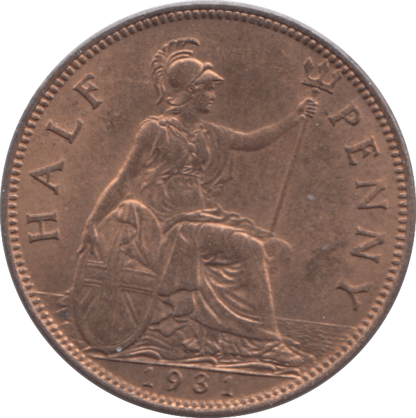 1931 HALFPENNY ( BU ) - Halfpenny - Cambridgeshire Coins