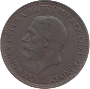1931 HALFPENNY ( UNC ) 25 - Halfpenny - Cambridgeshire Coins