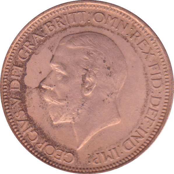 1931 HALFPENNY ( UNC ) B - Halfpenny - Cambridgeshire Coins